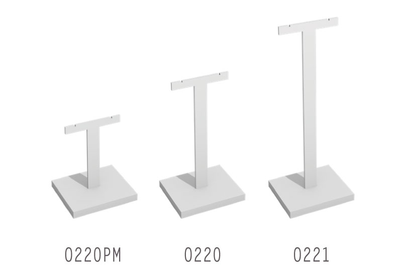 Les supports pour les créoles et boucles d’oreilles pendantes.